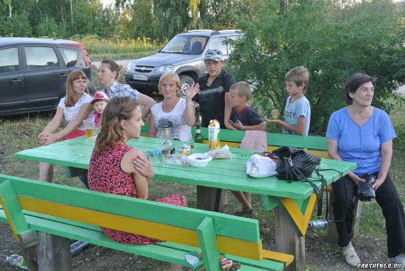 Пакшары и гости Пакшеньги на празднике День деревни 12 июля 2014 года